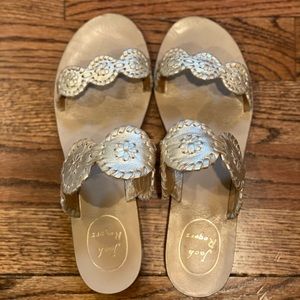 Jack Rogers Platinum Lauren sandal